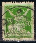 Stamps Czechoslovakia -  Scott  87  Checoslovaquia rompiendo la cadenas de la livertad (5)