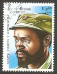 Sellos de Africa - Guinea Bissau -  439 - II anivº de la muerte del presidente Samora Machel