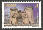 Stamps Spain -  Puerta de Palmas en Badajoz