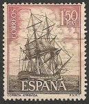 Stamps Spain -  Homenaje a la Marina Española. Ed 1606