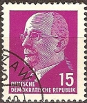 Stamps Germany -  Walter Ulbrich (DDR)