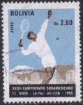 Sellos del Mundo : America : Bolivia : Conmemoracion de XXXII Campeonato sudamericano de tenis realizado en La Paz - Bolivia