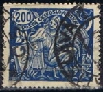 Stamps Czechoslovakia -  Scott  93  Agricultura y Ciencia