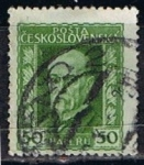 Sellos de Europa - Checoslovaquia -  Scott  96  Presidente  Marsaryk (5)