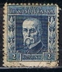 Sellos de Europa - Checoslovaquia -  Scott  99 Presidente  Marsaryk