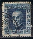 Stamps Czechoslovakia -  Scott  99 Presidente  Marsaryk (6)