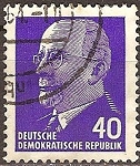 Stamps Germany -  Walter Ulbrich (DDR)