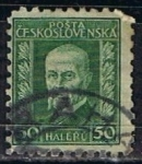 Stamps Czechoslovakia -  Scott  116  Presidente  Marsaryk