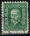 Sellos de Europa - Checoslovaquia -  Scott  116  Presidente  Marsaryk (4)