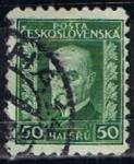 Sellos de Europa - Checoslovaquia -  Scott  116  Presidente  Marsaryk (6)