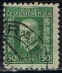 Sellos de Europa - Checoslovaquia -  Scott  116  Presidente  Marsaryk (9)