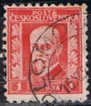 Sellos de Europa - Checoslovaquia -  Scott  131 Presidente  Marsaryk (4)