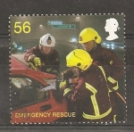 Stamps United Kingdom -  Rescate de emergencia