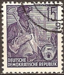 Stamps Germany -  Fünfjahresplan (plan quinquenal-DDR)