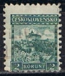 Stamps Czechoslovakia -  Scott  134  Castillo Pernestan (3)