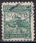 Stamps Czechoslovakia -  Scott  134  Castillo Pernestan (8)