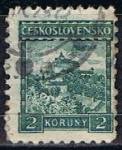 Stamps Czechoslovakia -  Scott  134  Castillo Pernestan (12)