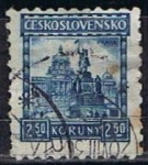 Stamps Czechoslovakia -  Scott  164  estatua de San vencelao (2)