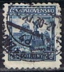 Stamps Czechoslovakia -  Scott  164  estatua de San vencelao (6)