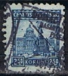 Stamps Czechoslovakia -  Scott  164  estatua de San vencelao (9)