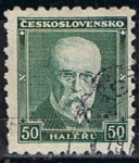 Sellos de Europa - Checoslovaquia -  Scott  168  Presidente Masaryk (2)