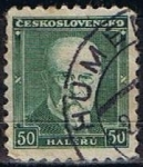 Stamps Czechoslovakia -  Scott  168  Presidente Masaryk (4)