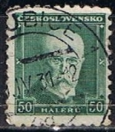 Stamps Czechoslovakia -  Scott  168  Presidente Masaryk (8)