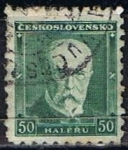 Stamps Czechoslovakia -  Scott  168  Presidente Masaryk (9)