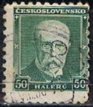 Stamps Czechoslovakia -  Scott  168  Presidente Masaryk (10)