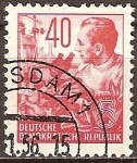 Stamps Germany -  Fünfjahresplan (plan quinquenal-DDR)