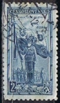 Stamps Czechoslovakia -  Scott  197 Soldado con Bandera