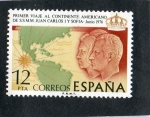 Stamps Spain -  2333- PRIMER VIAJE AL C.AMERICANO DE SS.MM.LOS REYES DE ESPAÑA