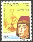 Stamps Africa - Republic of the Congo -  954 - Martin Alonso Pinzon, navegante