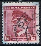 Stamps Czechoslovakia -  Scott  212  Presidente Masaryk (8)