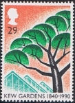 Stamps United Kingdom -  150 ANIVERSARIO DE LOS JARDINES DE KEW. PINO PIÑONERO