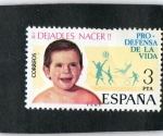 Stamps Spain -  2282- CAMPAÑA PRO DEFENSA DE LA VIDA.