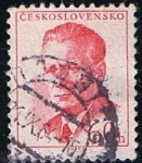 Sellos de Europa - Checoslovaquia -  Scott  871  Pres. Novotny