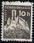 Stamps Czechoslovakia -  Scott  917 Castillo de Bezdez (2)