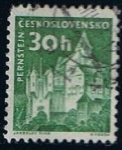 Stamps Czechoslovakia -  Scott  973  Castillo de Pernstein (3)