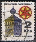 Stamps Czechoslovakia -  Scott  1735  Bell Tower Hronsek (2)