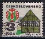 Sellos de Europa - Checoslovaquia -  Scott  1736a  Melnik (2)