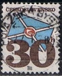 Stamps Czechoslovakia -  Scott  1969  Sobre sellado