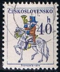 Stamps Czechoslovakia -  Scott  1970 Jinete postal