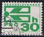 Stamps Czechoslovakia -  Scott  1978  Simbolo del codigo postal (2)