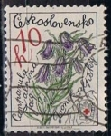 Stamps Czechoslovakia -  Scott  2227  Alpine bellflowers (3)