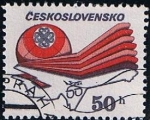 Stamps Czechoslovakia -  Scott  2472  Comunicacion