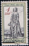 Stamps Czechoslovakia -  Scott  2490  Señora de Vanclav Hollar