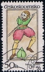 Stamps Czechoslovakia -  Scott  2520  Jack of Espades