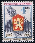 Sellos de Europa - Checoslovaquia -  Scott  2552  Escudo de Armas