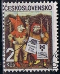 Sellos de Europa - Checoslovaquia -  Scott  2573 Para niños (2)